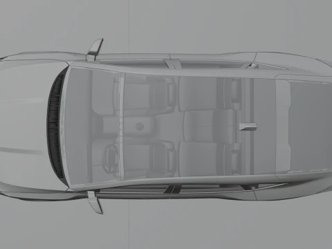 Mahindra XEV 9e Electric Car 3D Model