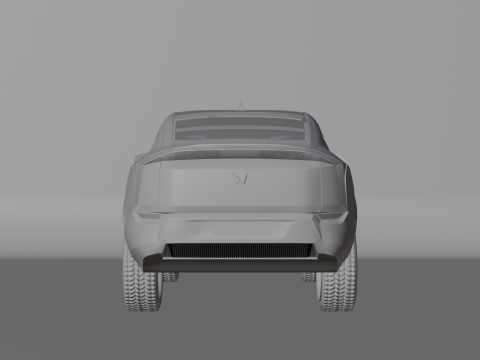 Mahindra XEV 9e Electric Car 3D मॉडल
