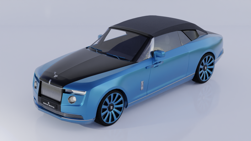 High Detailed Boat Tail 3D 모델 .c4d .max .obj .3ds .fbx .stl .blend