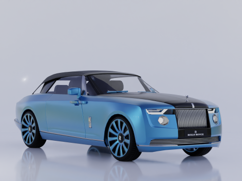 High Detailed Boat Tail 3D 모델