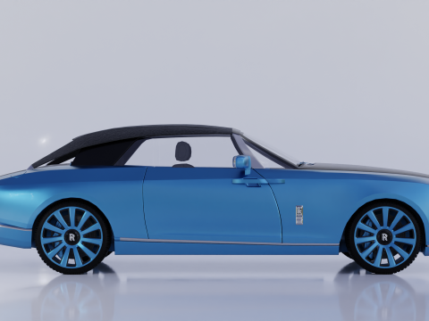 High Detailed Boat Tail 3D 모델