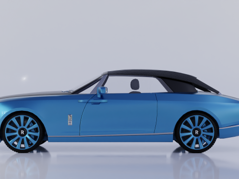 High Detailed Boat Tail 3D 모델