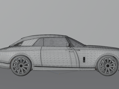 High Detailed Boat Tail 3D 모델