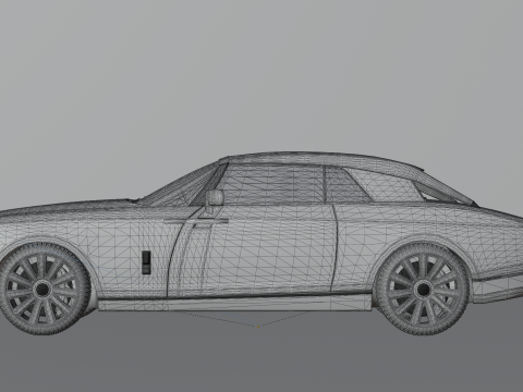 High Detailed Boat Tail 3D 모델