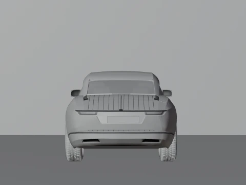 High Detailed Boat Tail 3D Model