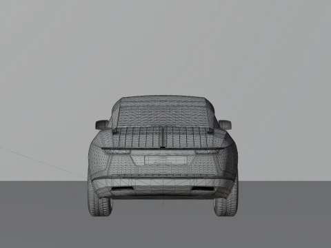 High Detailed Boat Tail 3D Model