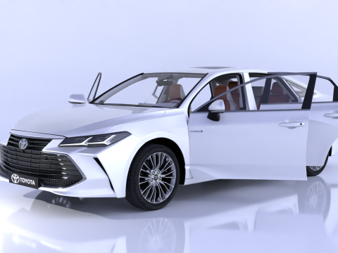 Toyota Avalon High-Detail with Fully Detailed Interior Model 3D