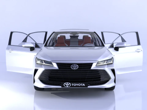 Toyota Avalon High-Detail with Fully Detailed Interior 3D Model