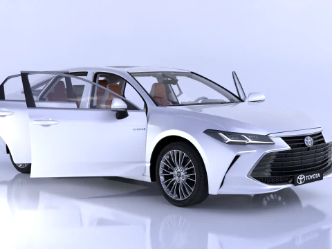 Toyota Avalon High-Detail with Fully Detailed Interior 3D Model