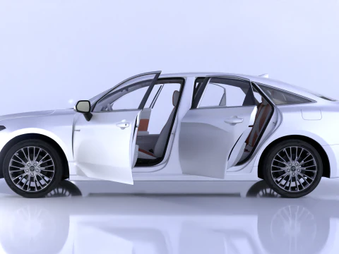 Toyota Avalon High-Detail with Fully Detailed Interior 3D Model