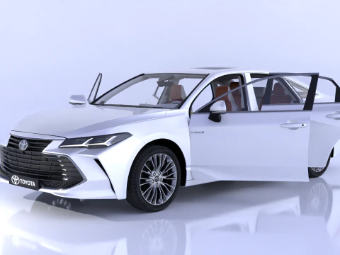 Toyota Avalon High-Detail with Fully Detailed Interior 3D Model