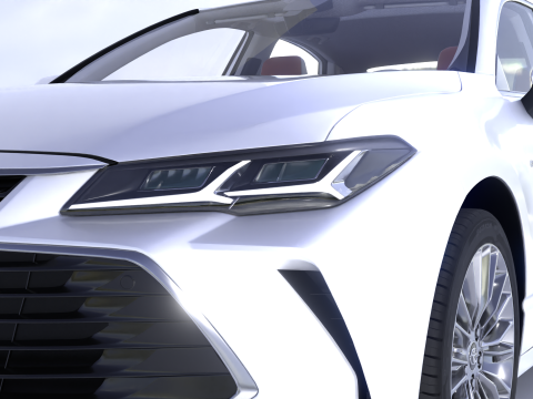 Toyota Avalon High-Detail with Fully Detailed Interior 3D Model