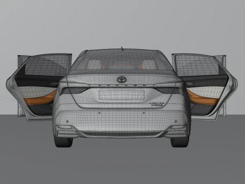 Toyota Avalon High-Detail with Fully Detailed Interior 3D Model