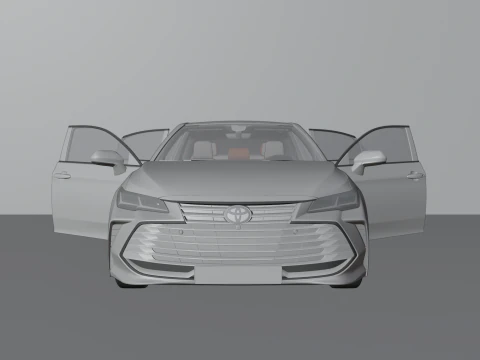Toyota Avalon High-Detail with Fully Detailed Interior 3D Model