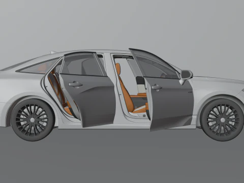 Toyota Avalon High-Detail with Fully Detailed Interior 3D Model