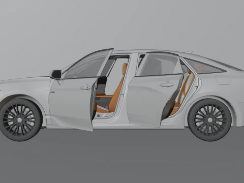 Toyota Avalon High-Detail with Fully Detailed Interior 3D Model