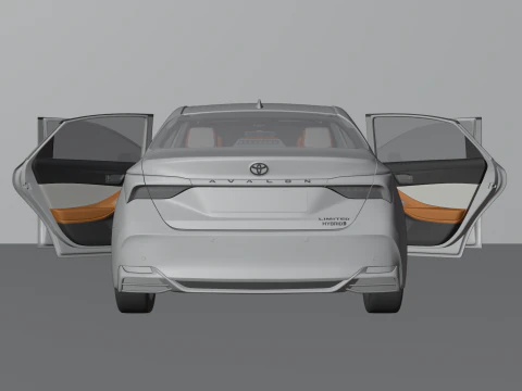 Toyota Avalon High-Detail with Fully Detailed Interior 3D Model