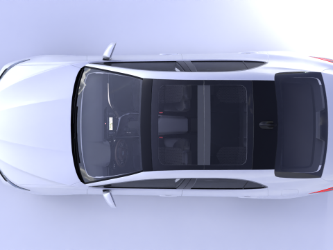 Toyota Camry High-Detail with Fully Detailed Interior 3D Model