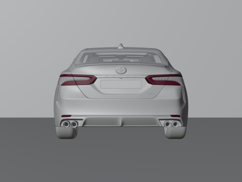 Toyota Camry High-Detail with Fully Detailed Interior 3D Model