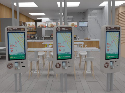 McDonald Restaurant High-Quality Modelo 3D