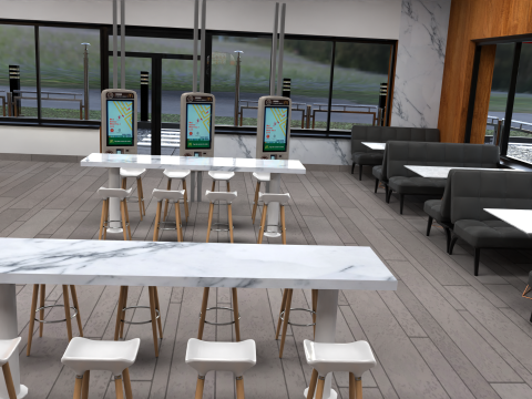 McDonald Restaurant High-Quality Modelo 3D