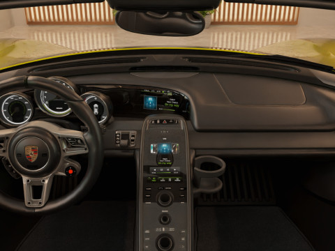 Porsche 918 Spyder with Detachable Roof Modello 3D