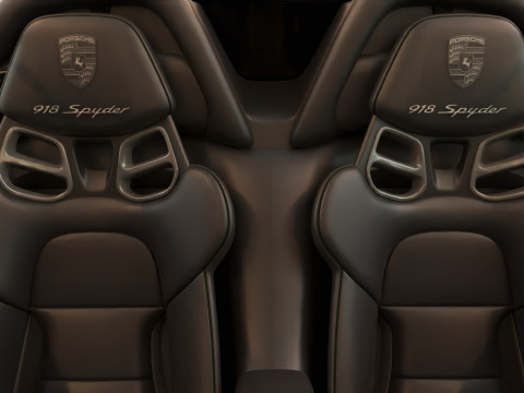 Porsche 918 Spyder with Detachable Roof Modello 3D