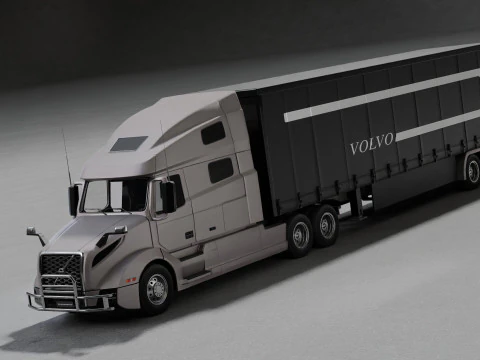 Volvo VNL 760 Truck High-Quality 3D Model
