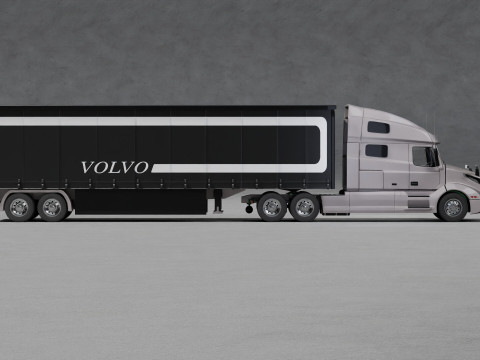 Volvo VNL 760 Truck High-Quality Modelo 3D