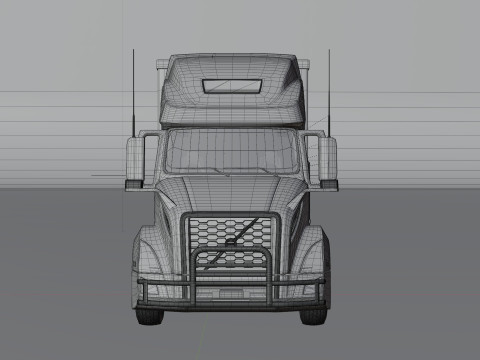 Volvo VNL 760 Truck High-Quality Modelo 3D