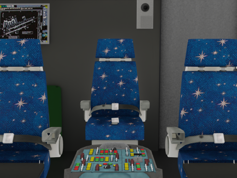 Airbus A380 Ultra Realistic Exterior Full Interior Cabin Cockpit 3D Модель
