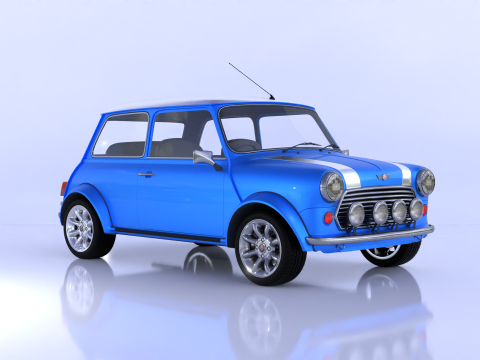 Mini coop S Modello 3D