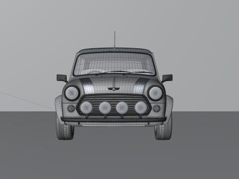 Mini coop S Modello 3D