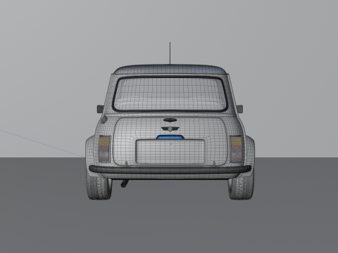 Mini coop S Modello 3D