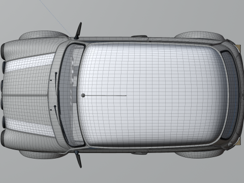 Mini coop S Modello 3D