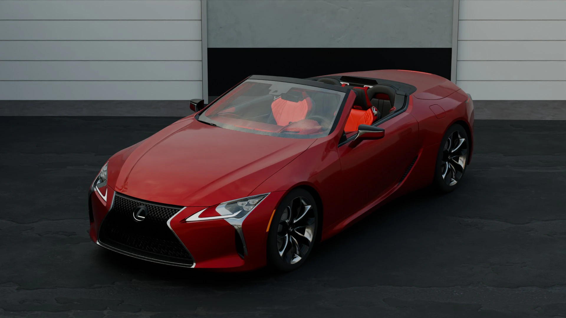 Lexus LC 500 High Detail with Fully Detailed Interior Exterior 3D Model .c4d .max .obj .3ds .fbx .stl .blend 