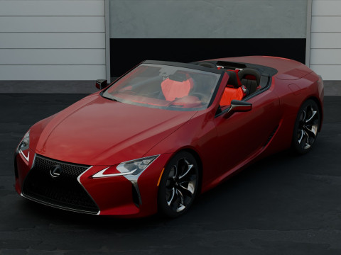 Lexus LC 500 High Detail with Fully Detailed Interior Exterior Modèle 3D