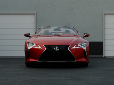 Lexus LC 500 High Detail із повністю деталізованим зовнішнім інтер’єром 3D Модель