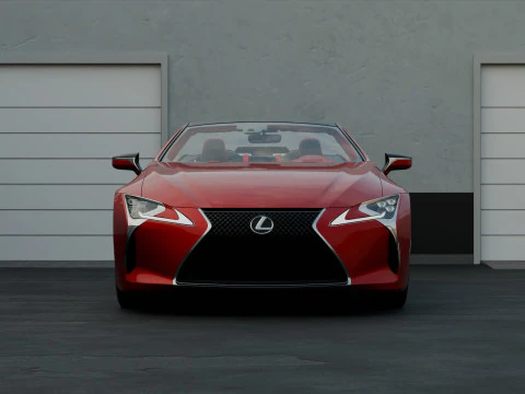 Lexus LC 500 High Detail with Fully Detailed Interior Exterior 3D Model