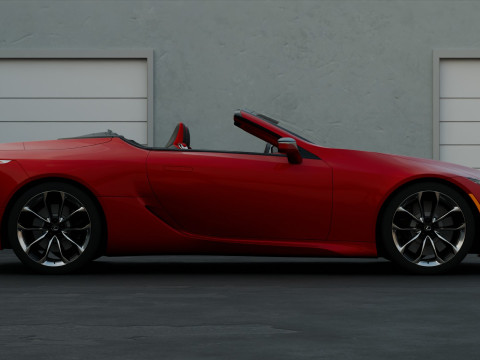 Lexus LC 500 High Detail із повністю деталізованим зовнішнім інтер’єром 3D Модель