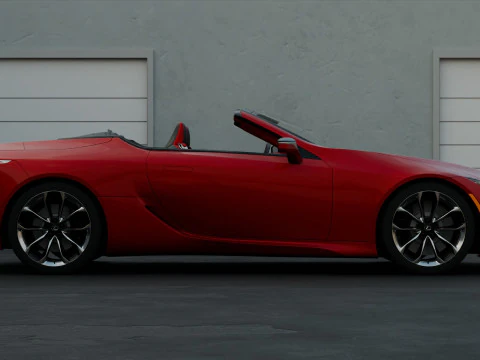 Lexus LC 500 High Detail with Fully Detailed Interior Exterior 3D Model