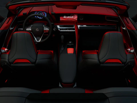 Lexus LC 500 High Detail with Fully Detailed Interior Exterior 3D Model