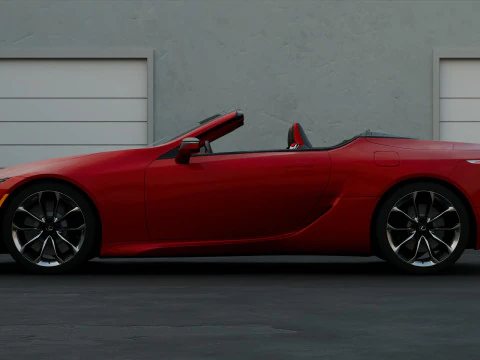 Lexus LC 500 High Detail with Fully Detailed Interior Exterior 3D Model