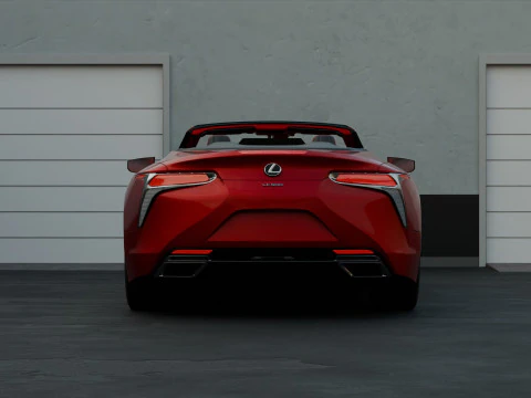 Lexus LC 500 High Detail with Fully Detailed Interior Exterior 3D Model