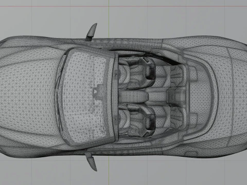 Lexus LC 500 High Detail with Fully Detailed Interior Exterior 3D Model