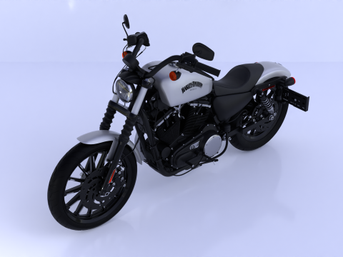 Harley Davidson Iron 883 High-Detail 3D 模型