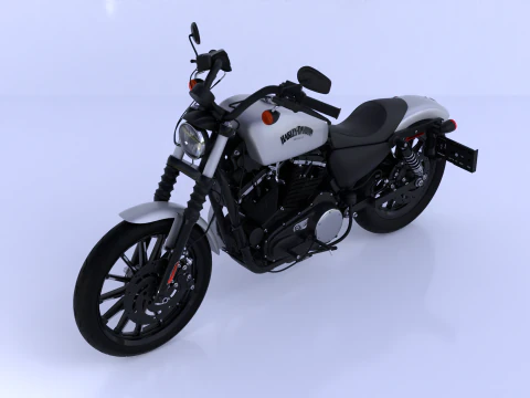 Harley Davidson Iron 883 de alto detalhe Modelo 3D