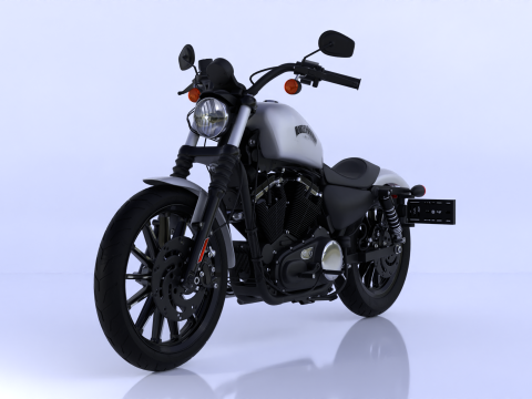 Harley Davidson Iron 883 High-Detail Modello 3D