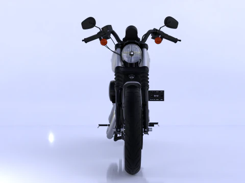 Harley Davidson Iron 883 High-Detail 3D Model
