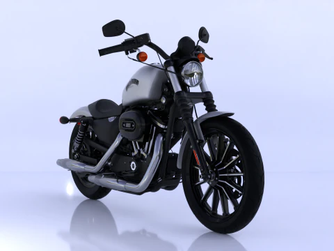 Harley Davidson Iron 883 High-Detail 3D Model